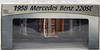 Mercedes-Benz 220SE 1958 Black Metal Die-Cast Vehicle 1:18 Scale Sun Star #3553