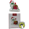 Wrapped Up In Christmas Snowman Hallmark Keepsake Ornament 2024 New QGO2581