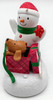 Wrapped Up In Christmas Snowman Hallmark Keepsake Ornament 2024 New QGO2581