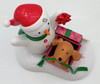 Wrapped Up In Christmas Snowman Hallmark Keepsake Ornament 2024 New QGO2581