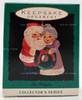 The Kringles Santa & Mrs Claus Hallmark Keepsake Ornament Miniature New 1993