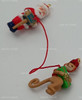 Monkey Melody & Santa Stringer Miniature Hallmark Keepsake Ornament New 1993