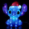 Disney Christmas Stitch Acrylic Lit Statue Medium Enesco 6017324
