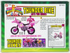 BanDai Mighty Morphin Power Rangers Thunder Bike with Pink Ranger Figure 2233