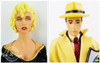 Disney Applause Dick Tracy Breathless Mahoney Madonna 9" Dolls Set w/ Stands