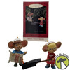 Hallmark Keepsake 1993 Popping Good Time Set of 2 Christmas Ornaments NEW