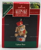 Upbeat Bear Drummer Miniature Hallmark Keepsake Ornament New 1991 QXM5907