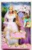 Barbie in Rapunzel's Wedding Rapunzel Wedding Doll with Light-Up Crown J1014