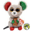 Ty Beanie Boos Mac the Mouse Holding Cookie Christmas Plush 6 Inch