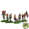 Department 56 Seasons Bay 4th Of July Parade Set Of 5 #53317 NEW