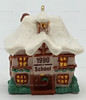 Old English Village School Miniature Hallmark Keepsake Ornament New 1990 QXM5763