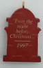 Ready For Santa Miniature Hallmark Keepsake Ornament New 1997 QXC5142