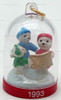 The Bearymores Snow Globe Miniature Hallmark Keepsake Ornament New 1993 QXM5125