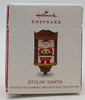 Stylin' Santa Miniature Hallmark Keepsake Ornament New 2018 QXM8223