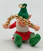 Stringing Along Elf Miniature Hallmark Keepsake Ornament New 1990 QXM5606