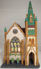 Department 56 All Saints Corner Church Christmas in the City Lighted Building