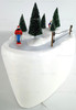 Department 56 Village Animated Ski Slope Accessory & Figurines New 1998 #52733