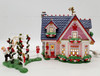 Department 56 Hearts & Blooms Cottage Snow Village Celebrate Love 55097 NEW