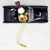Treasury of Christmas Black T-Bird 40th Thunderbird Anniversary Ornament