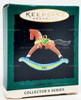Hallmark Keepsake Miniature Ornament Rocking Horse 8th in Series 1995