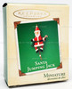 Hallmark Miniature Keepsake Ornament Santa Jumping Jack 2002