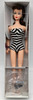 Teen Age Fashion Model Barbie Doll & Pedestal Brunette Reproduction 1993 Mattel