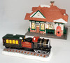 Department 56 Village Station and Train Original Snow Village 51225