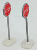 Department 56 The Original Snow Village Stop Sign Set of 2 Accessories 5176-4