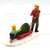 Department 56 Snow Village Bringing Home The Tree 51691