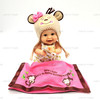 Ashton Drake Hats Off Series Being A Baby Is No Monkey Business Girl Doll NEW