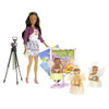 I Can Be... Baby Photographer Barbie Doll Playset African American Mattel K8579