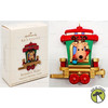 Hallmark Miniature Keepsake Ornament Reindeer Rider Santa's Holiday Train 2011
