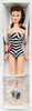 Teen Age Fashion Model Barbie Doll & Pedestal Brunette Reproduction 1993 By Mattel