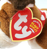 Ty Beanie Babies Huggins the Pitbull Dog Valentine's Day Plush