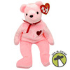 Ty Beanie Babies SMOOCH-e the Bear Valentine's Day Plush Internet Exclusive