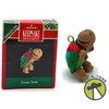 Courier Turtle Hallmark Keepsake Miniature Ornament 1991 QXM585-7