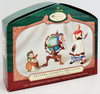 Hallmark Keepsake Ornament Lettera Globus and Mrs. Clause 3 Piece Set 2001