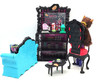 Monster High Playset Coffin Bean With Clawdeen Wolf Doll Mattel X3721 Complete