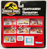 Jurassic Park Ceratosaurus & Triceratops Die-Cast Metal Dinosaurs and Cards NRFP