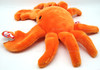 Ty Buddy Digger the Crab Orange Plush