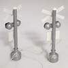 Department 56 Railroad Crossing Village Accessories Set of 2 With Lights #5501-8
