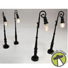 Department 56 Old World Street Lamps Set of 4 Heritage Village Accessories 55034