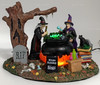 Witches Workshop Lemax Spooky Town Lighted Table Accent 2014 Village Accessory