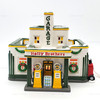 Department 56 Snow Village Holly Brothers Garage Lighted Building 54854 USED