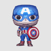 Funko POP Marvel Captain America 1268 Faceted Vinyl Bobble Head Figure