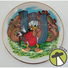 Disney's Alphabet U For Uncle Scrooge Mini Plate Walt Disney Productions 1980