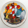 Disney's Alphabet T For Timothy Mouse Dumbo Mini Plate Walt Disney Prod. 1980