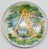 Disney's Alphabet Collection A For Alice Mini Plate Walt Disney Productions 1980