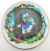 Disney's Alphabet D For Donald Duck Miniature Plate Walt Disney Productions 1980