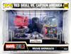 Funko POP Movie Moments Marvel Captain America and Red Skull 389 Vinyl Figures